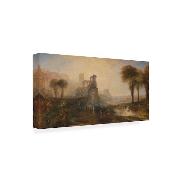 Turner 'Caligulas Palace' Canvas Art,10x19